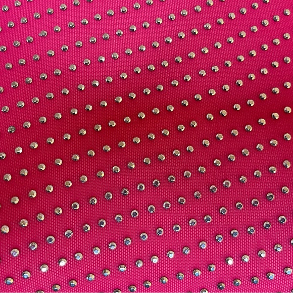 Pink Sequin Embellished Sheer Mesh Sleeveless Bodysuit Size Large - Picture 3 of 15